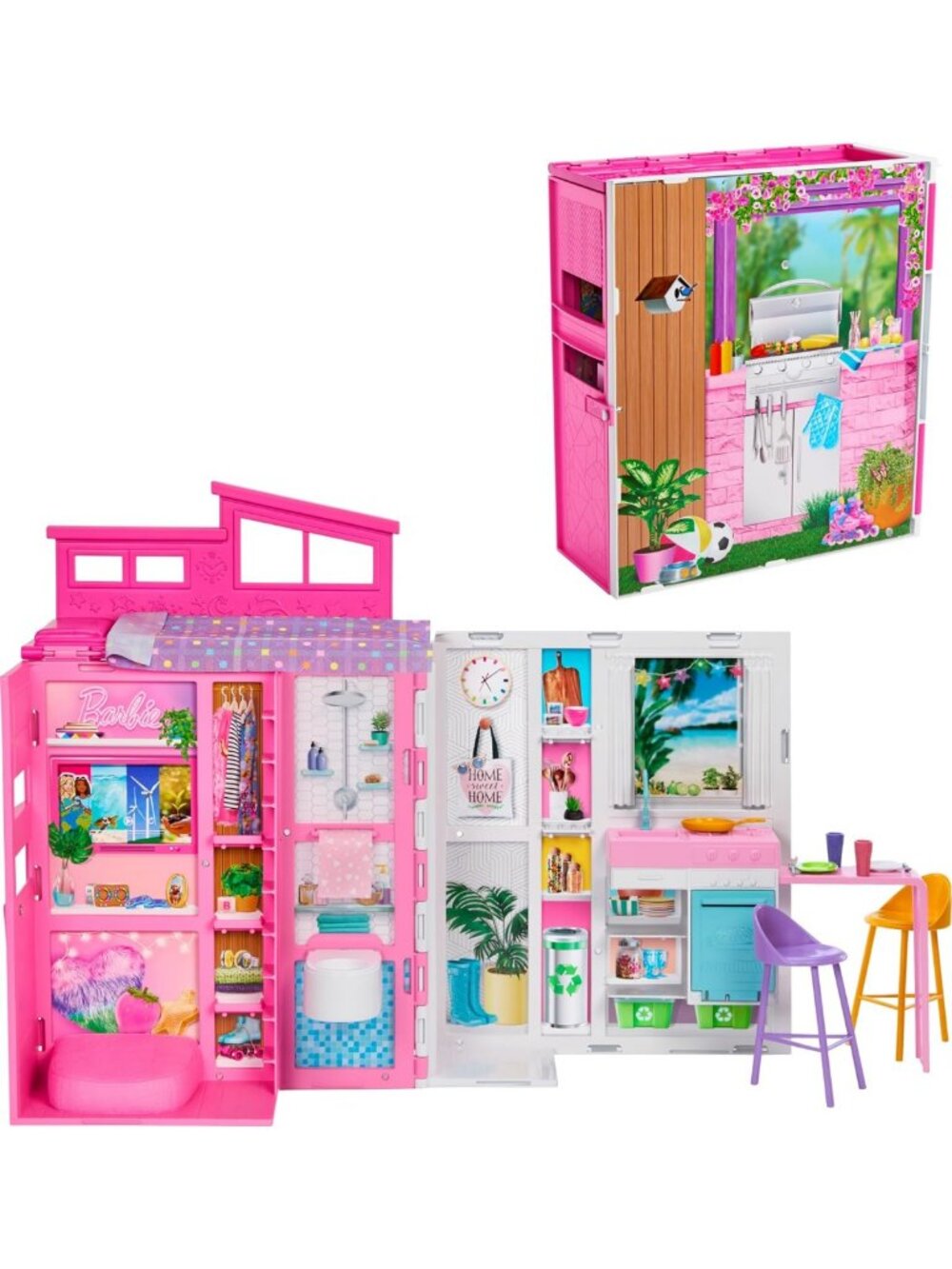 Charming Dollhouse Playset with Accessories - Perfect Getaway Home for Kids